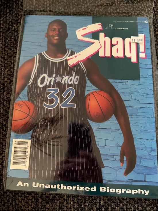 Signet Other - 1993 Shaq Unauthorized Biography Factory Sealed Orlando Magic Special Magazine